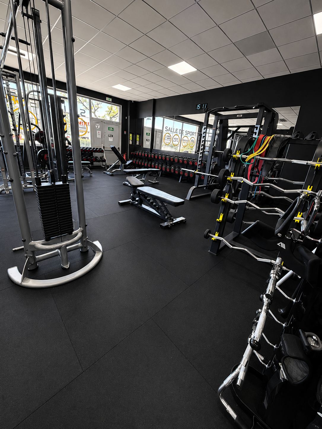 Espace haltères Track Fitness