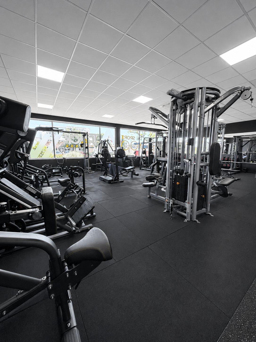 Vue panoramique Track Fitness